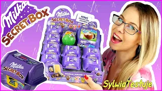 OTWIERAM MILKA SECRET BOX z KOSMICZNYMI ZABAWKAMI !!! SZUKAM RÓŻOWEJ ŚWINKI #SylwiaTestuje #Milka