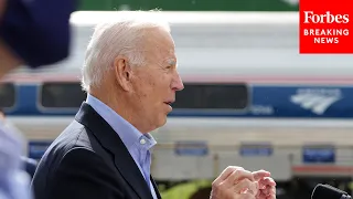 "Amtrak Joe" Biden Celebrates The Train Service's 50th Anniversary