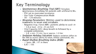 Heuer_Spontaneous Breathing Trails SBTs and Ventilator Weaning