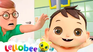 Splish and Splash fun in the Bath Song | Lellobee | Kids Show | Toddler Songs | Healthy Habits