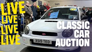 LIVE CLASSIC CAR AUCTION! Anglia Car Auctions January 2024 sale - Day One