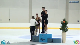 (*Some Music Blocked by Youtube*) Pairs Victory Ceremony - Lombardia Trophy - September 14, 2018