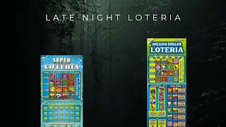 LATE NIGHT WITH SPECIAL EDITION SUPER LOTERIA AND MILLION DOLLAR, TEXAS LOTTERY SCRATCH OFF