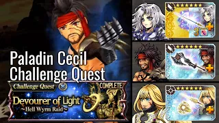 DFFOO GL | Devourer of Light (Paladin Cecil Raid) Challenge Quest