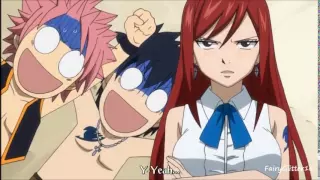 Fairy Tail - Erza Natsu and Gray Funny Moment (OVA Episode 3)