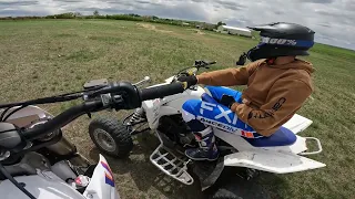 First Ride With The YZ250F At Brody's