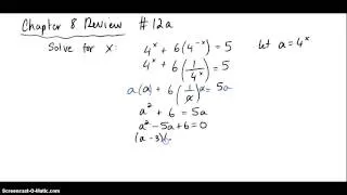 8.5 Solving Exponential Equation Example