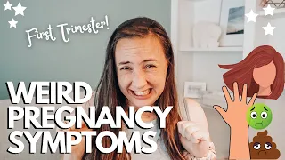 MY WEIRD PREGNANCY SYMPTOMS!! 1st Trimester [Pregnancy Diary]