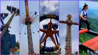 🎡🎢 تجميعة لأقوى وأخطر العاب الملاهي  في العالم | عالم الصين