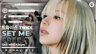 TWICE (트와이스) - SET ME FREE | Line Distribution