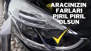 FAR Temizliği Nasıl Yapılır? | On Yıllık Farlarımız Sıfır Gibi Oldu | How to Clean Headlights?