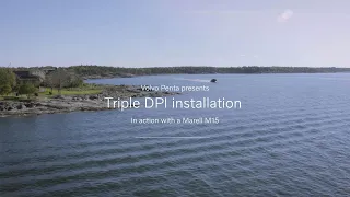 Volvo Penta’s new triple DPI Aquamatic sterndrive – in action on a Marell M15