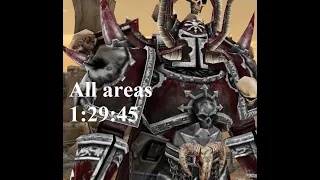 Speedrun Warhammer 40000: DoW Dark Crusade WR (All areas% Chaos) - 1:29:45