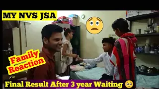 Family Reaction On NVS JUNIOR SECRETARIAT ASSISTANT (JSA) Result After 3 year long time 🥺