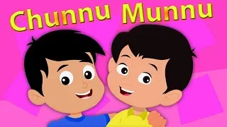 Chunnu Munnu The Do Bhai | Hindi Nursery Rhymes | Baal Geet In Hindi