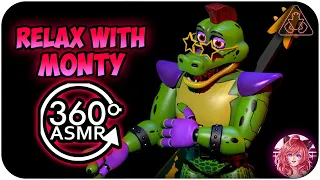 Relaxing With Montgomery Gator~ [360º VR ASMR] | FNAF: Security Breach 360 VR