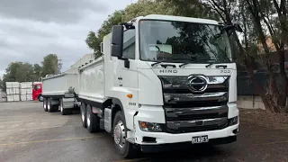 Hino Truck Sydney Australia - Hino 700 Series - Tipper & Dog Combination - Australian Truck Quarry