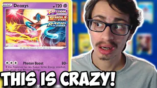 This New Deoxys Is CRAZY! All 3 Battle Styles In 1! Huge Damage Build Fusion Strike PTCGO