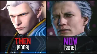 Vergil Appearances Then vs Now (DMC 1-5) - Devil May Cry 5