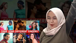 Reacting to Same Songs Different Singers | Arijit Singh, Shreya Ghosyal, Atif Aslam Reaction