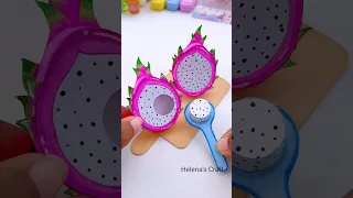 try it 😋 (miniature fruit) #shots #miniature #miniaturecrafts #miniatureworld #craft #youtubeshorts