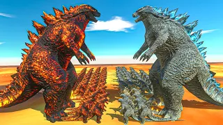 Legendary Godzilla Growth - Godzilla 2014 VS Godzilla 2019, Size Godzilla Comparison