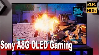 HDR Gaming on the Sony A8G OLED TV in HDR! | How does it perform?