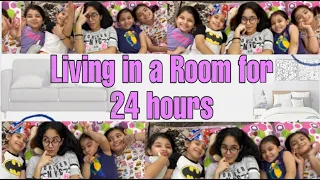 LIVING IN A ROOM FOR 24 HOURS | Ft. My Cousins | Anahita Singh |