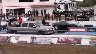 Turbo Silverado vs C6 Corvette, Camaro & 2JZ Tacoma 1/4 Mile