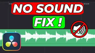How to FIX No Audio in Davinci Resolve 18 (Easy)