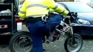 derbi drd 03 50cc op rollerbank 'criminal hard say the cops that forgot 6th gear'