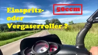 Einspritz- oder Vergaserroller 50ccm ?