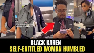 Self-Entitled Woman Gets HUMBLED After Disrespecting Airport Staff