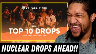 Reaction to TOP 10 DROPS Solo | GRAND BEATBOX BATTLE 2021: WORLD LEAGUE