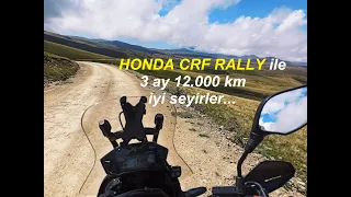 honda crf250 rally ile 3ay 12000 km tur yapmak