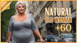 Natural Older Women OVER 60💄 Fashion Tips Review (Part 7) #naturalwoman #over60