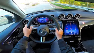2022 Mercedes Benz C Class C200 AMG-Line - pov test drive