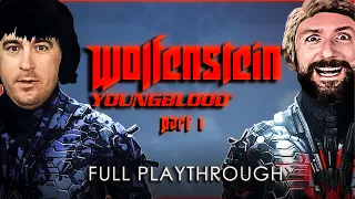 WOLFENSTEIN YOUNGBLOOD | Co-op Walkthrough Gameplay with JETPACKRABBIT | Part 1 | PC