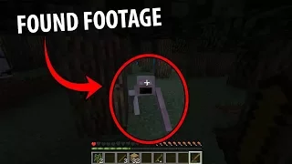 This is the TERRIFYING secret hiding in Minecraft Forests... (Found Footage)
