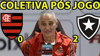 OLHA O QUE O TÉCNICO TITE FALOU NA COLETIVA APÓS A DERROTA PRO BOTAFOGO ! NOTÍCIAS DO FLAMENGO HOJE.