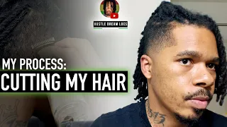 CUTTING MY OWN HAIR WITH LOCS