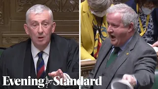 'That man misled the house': Moment Ian Blackford clashes with Speaker over Boris accusations