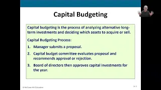 Capital Budgeting and Investment Analysis