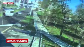 Russian Driver Walks Away After 105 MPH Crash In His Nissan GT-R Hitting Electricity Pole