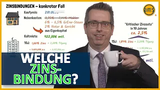 10 oder 15 Jahre ZINSBINDUNG? So wählst du die OPTIMALE Frist!