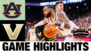 #16 Auburn vs Vanderbilt Highlights | NCAA Men's Basketball | 2024 College Basketball