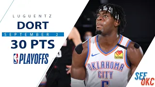 Luguentz Dort's Full Game 7 Highlights: 30 PTS, 6 Threes vs Rockets | 2020 NBA Playoffs - 9.2.20