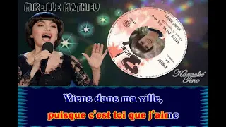 Karaoke Tino - Mireille Mathieu - Viens dans ma rue