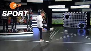 Stephan Birkenfurth gegen Joshua Kimmich und Tim Bendzko | das aktuelle sportstudio - ZDF