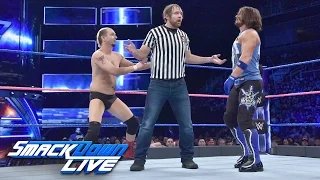 James Ellsworth vs. AJ Styles - Special Guest Referee Dean Ambrose: SmackDown LIVE, Oct. 11, 2016